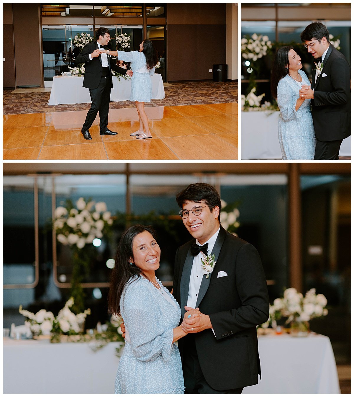 groom parent dance for downtown Carmel Elopement