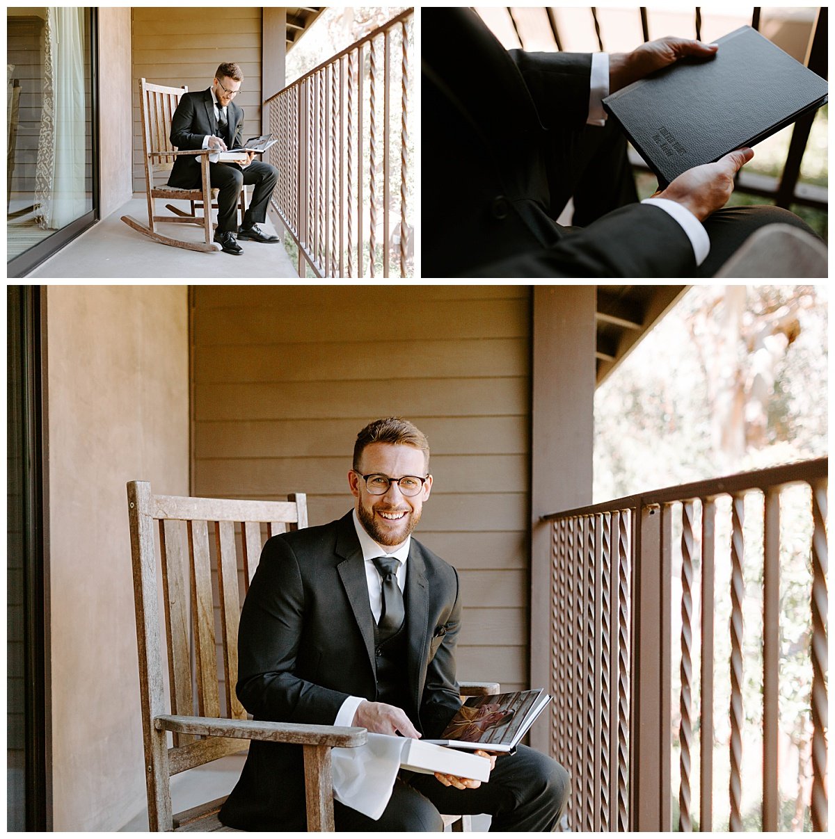 groom getting ready for Classic Wedding at The Ranch at Laguna Beach