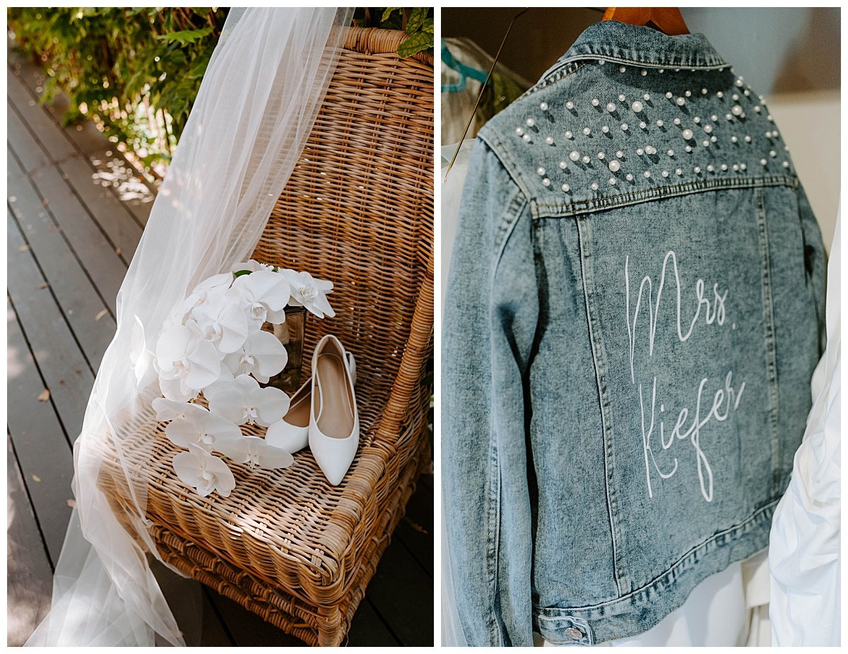 bridal details for Classic Wedding at The Ranch at Laguna Beach