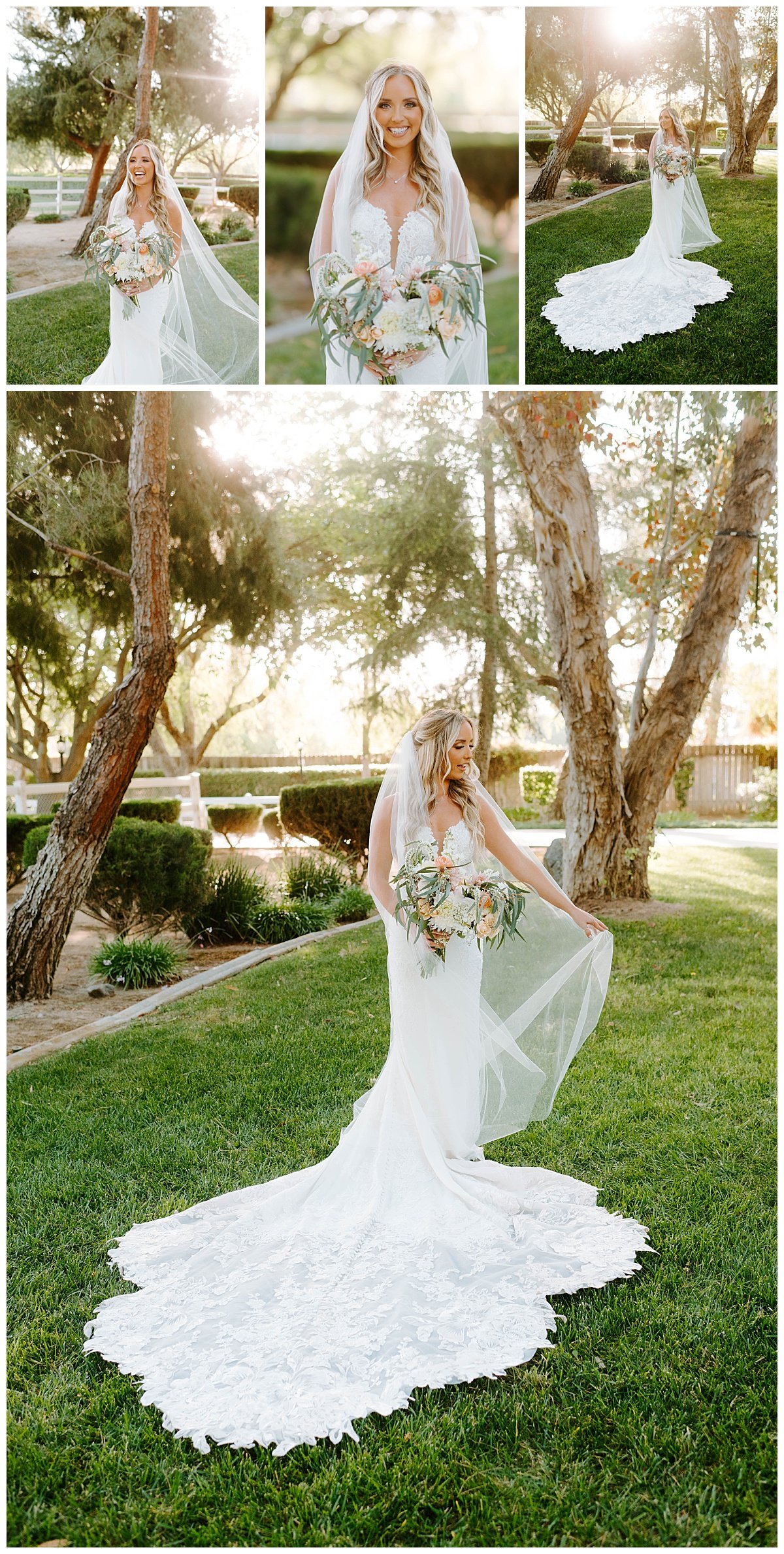 BRIDE EDITORIAL FOR SPRING WEDDING AT THE HAWK RANCH WEDDING VENUE