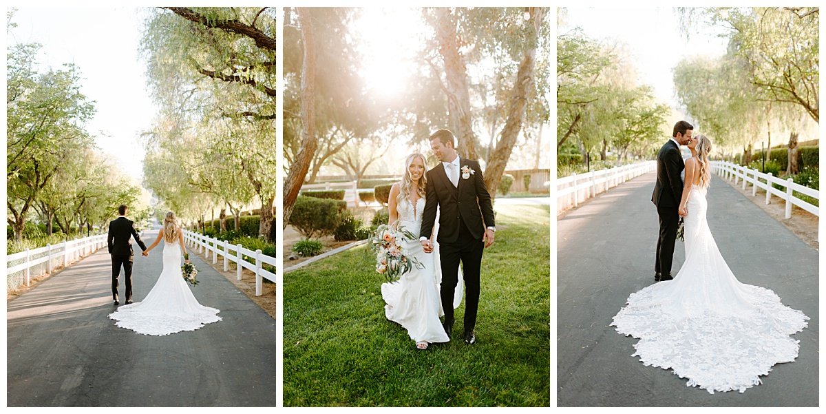 BRIDE AND GROOM PHOTOGRAPHY FOR SPRING WEDDING AT THE HAWK RANCH WEDDING VENUE