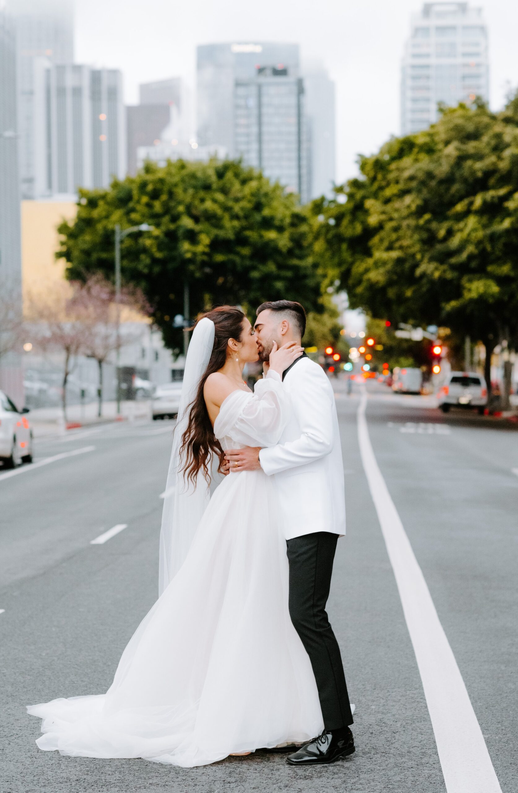 Madi and Brian | South Park Center | Los Angeles Wedding Photographer