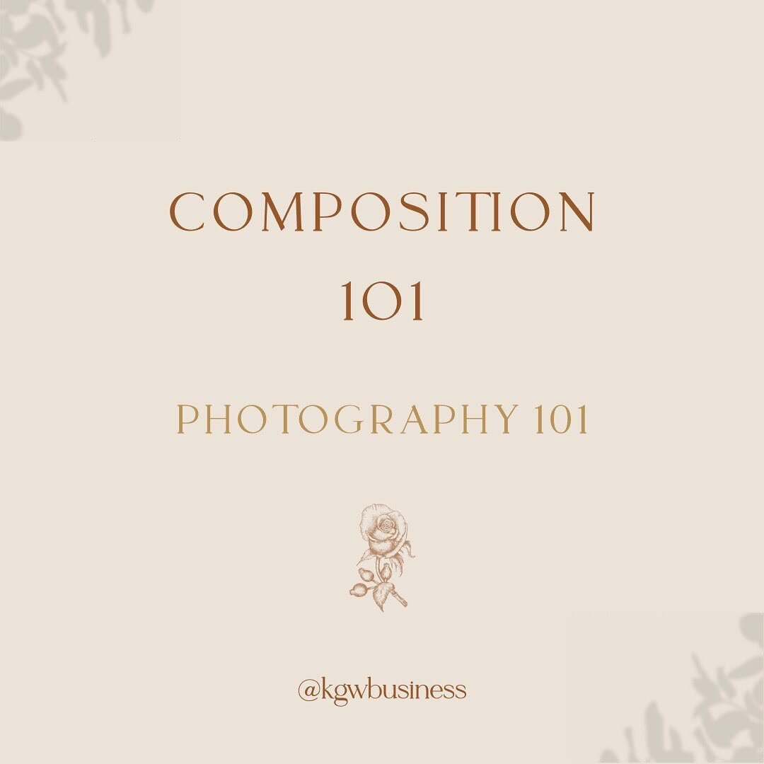 Composing an image will come much easier to you overtime. But start out by understanding your light, angles and simple photography rules as these can be a step in the right direction. Using these simple rules can elevate your photography and save you