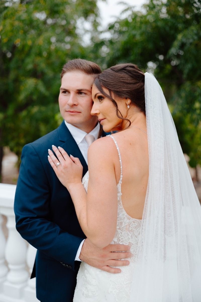 Mount Palomar Winery Wedding Fall Wedding Temecula Wedding Photographer capturing bride and groom