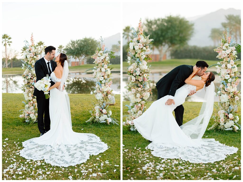 Fall wedding photography at the buena vista wedding venue in palm springs california