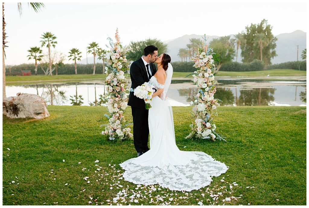 Fall wedding photography at the buena vista wedding venue in palm springs california