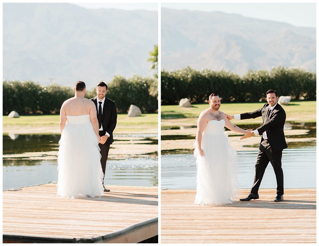 Fall wedding photography at the buena vista wedding venue in palm springs california