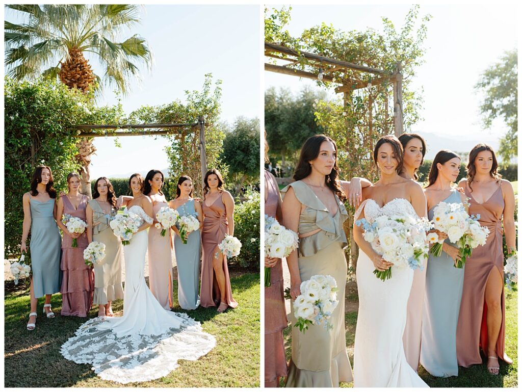 Fall wedding photography at the buena vista wedding venue in palm springs california